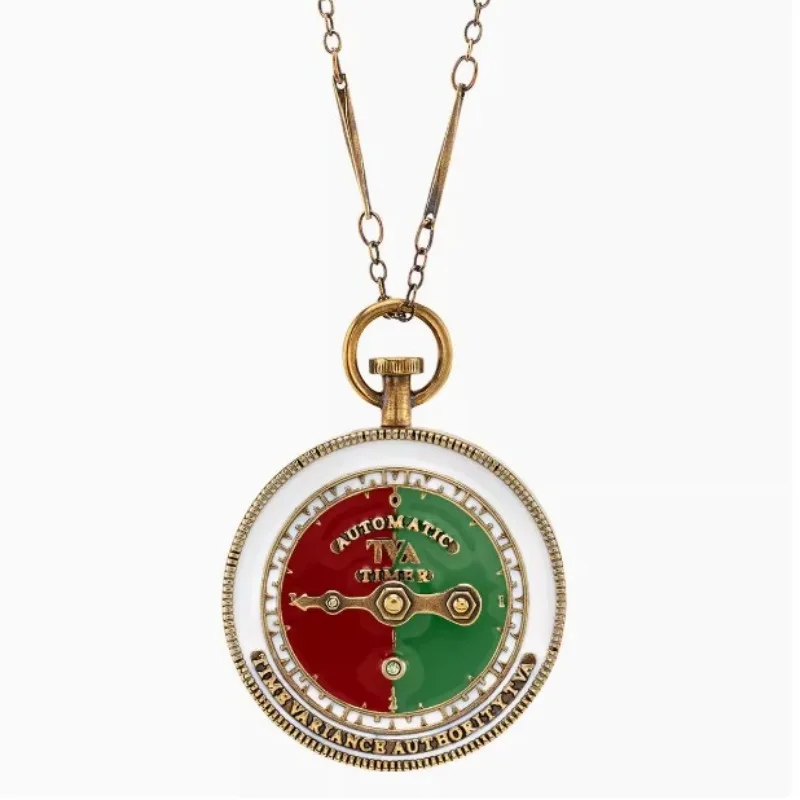 

Изысканный подарок: Модный кулон-фигурка Локи из фильма Marvel с секундомером, аксессуар для мужчин и женщин, игрушка-статуэтка