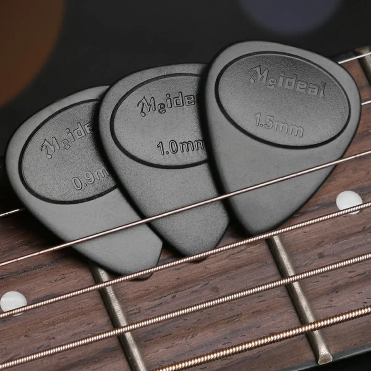 Meideal Guitar Pick /ABS Antypoślizgowy matowy Trwały o grubości od 0,46 do 1,5 mm do gitary elektrycznej Bass Ukulele