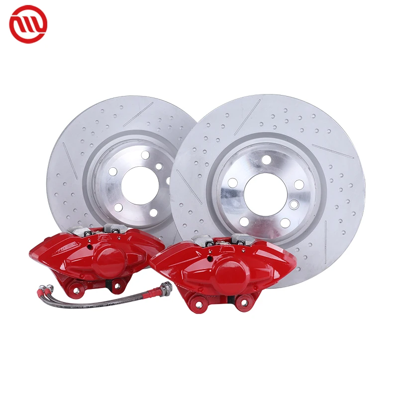 M Performance MP42 Pot Big Brake Caliper Drill Slotted Disc Rotor for BMW F30 F15 F20 G28 G30 X5 X6 325I 328I 320D 2010-2016