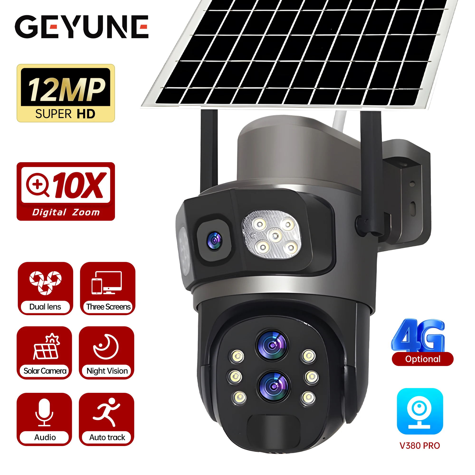 Geyune Solar Outdoo… - image