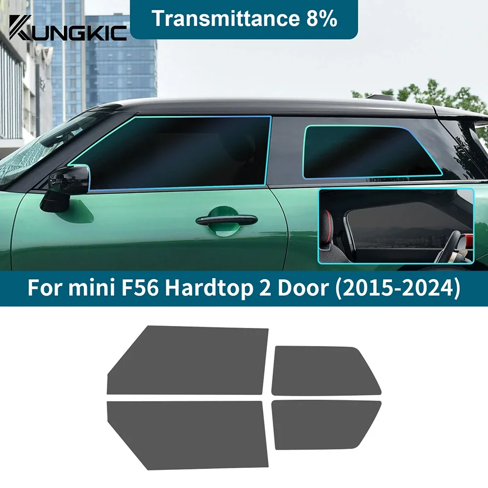 

Для BMW Mini Cooper S F56 2015-2024: Солнцезащитная УФ-пленка для приватности на передние, задние и боковые окна, аксессуары для автомобильных стекол