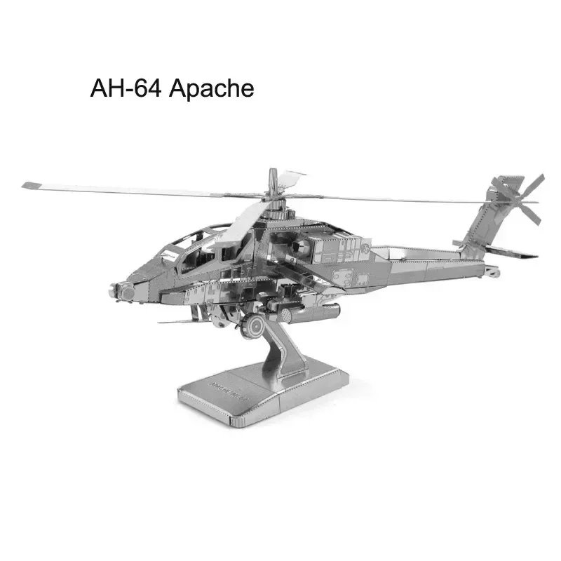 3D Metall Puzzles Militär J-20 J-10B SU-34 KA-50 Kämpfer UFO RAH-66 Hubschrauber DIY Handgemachte Montieren Modell Puzzles