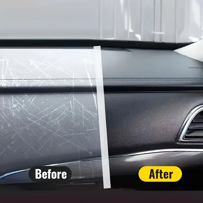 Car Touch-Up Pen - a Specialized Marker for Repairing And Refurbishing Scratches on Black Plastic Interiors, Steering Wheels, An