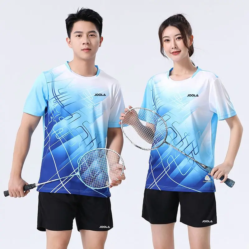 JOOLA Quick Drying Table Tennis Suit Set Summer Men's and Women's Sports Leisure Quick Drying Breathable Two piece Set - Image 3