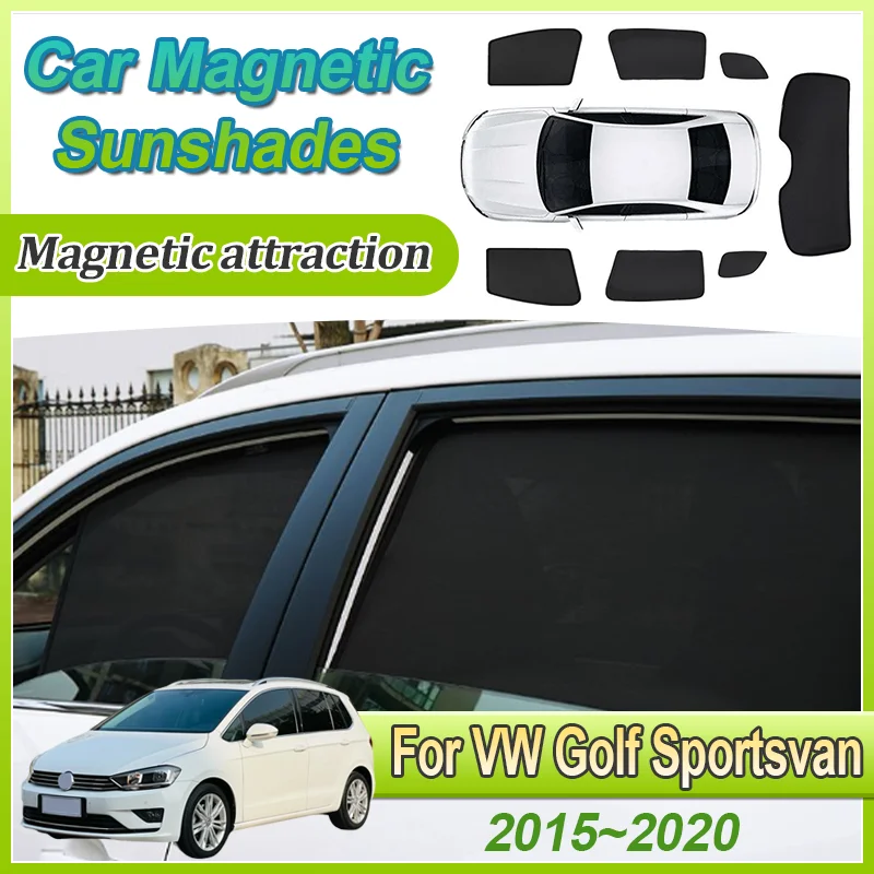 

Auto Parts For Volkswagen for VW Golf Sportsvan SV 2015~2020 Car Sunshade Privacy Protection Magnetic Coverage Blocking Curtain
