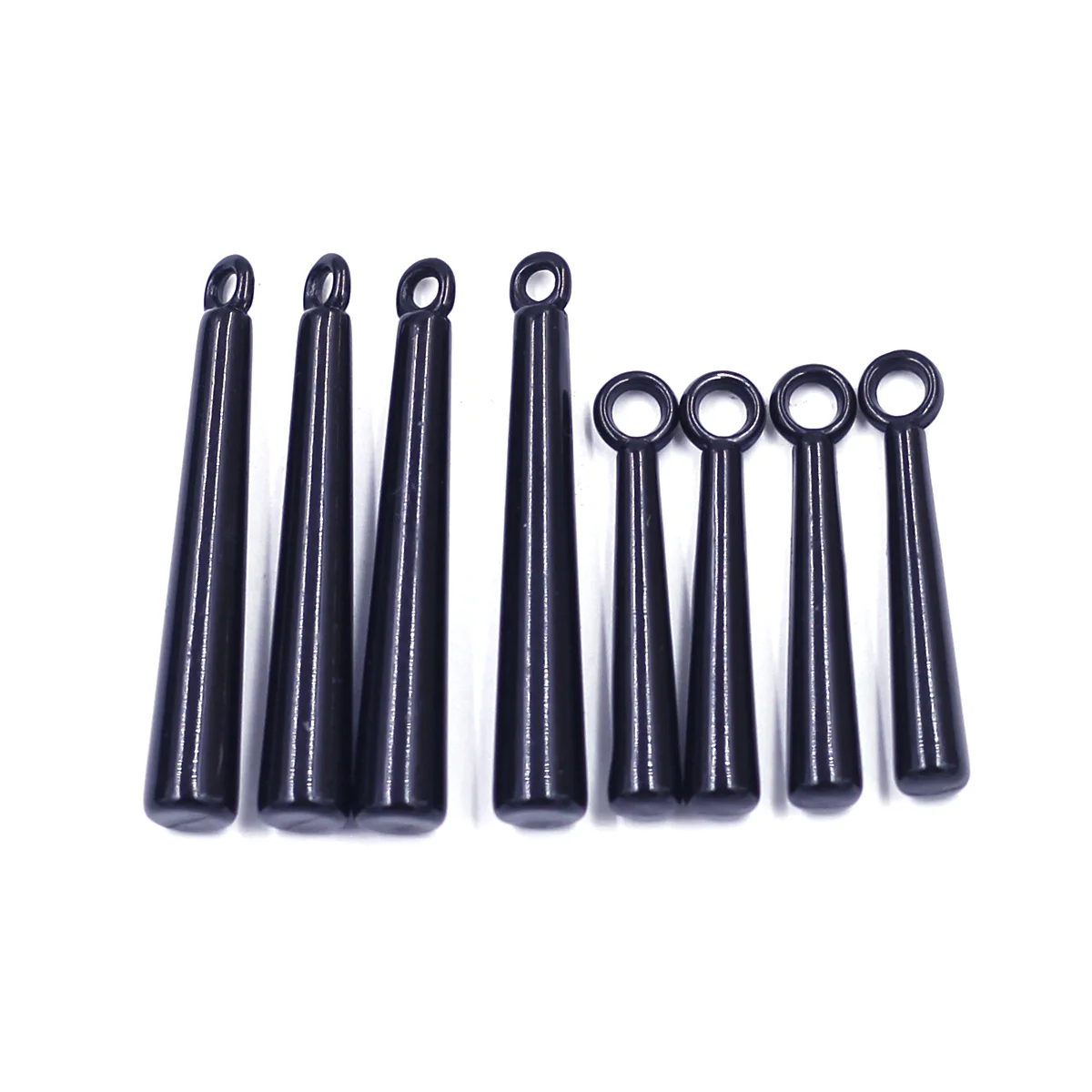 

300 шт. черные пластиковые подвески-подвески 26/33 мм DIY ожерелье серьги принадлежности для изготовления ювелирных изделий ремесленные материалы посылка