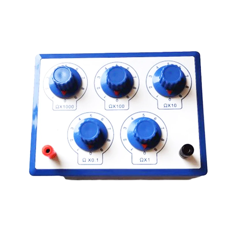 J2361 Resistance Box Precision Variable Decade Resistor 0-9999.9 Resistance Meters For Physical Teaching Instruments