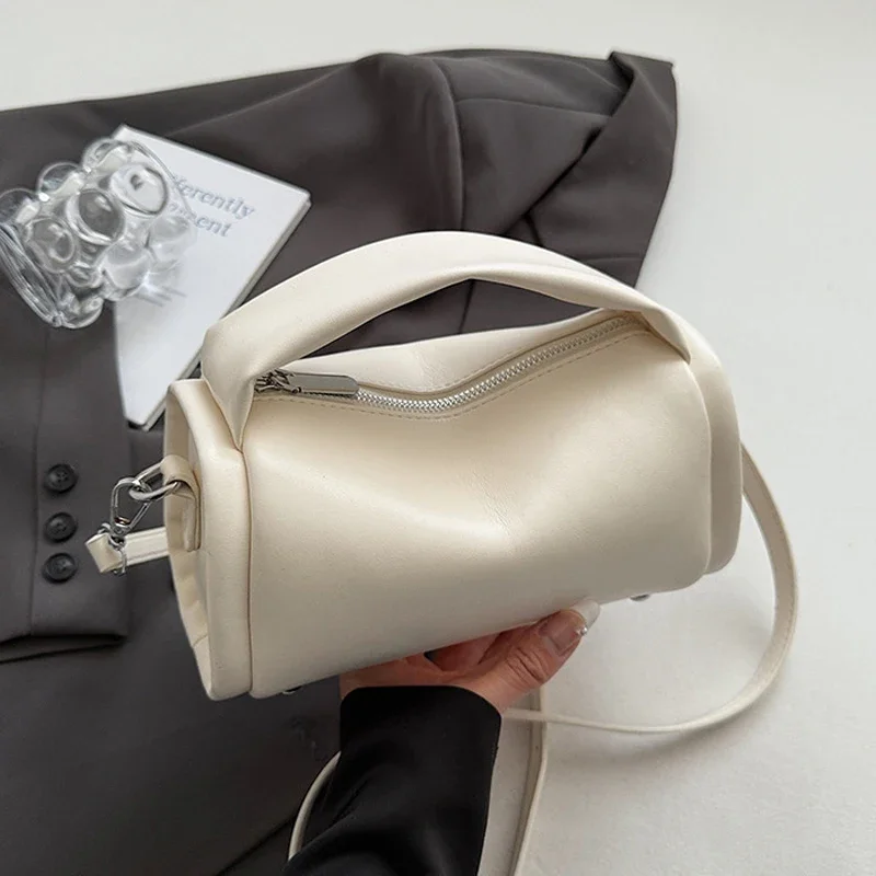 

French Texture Soft Leather Handbag Women Design Sense One Shoulder Crossbody Bags Luxury Designer Mini Party Clutch 2025 New