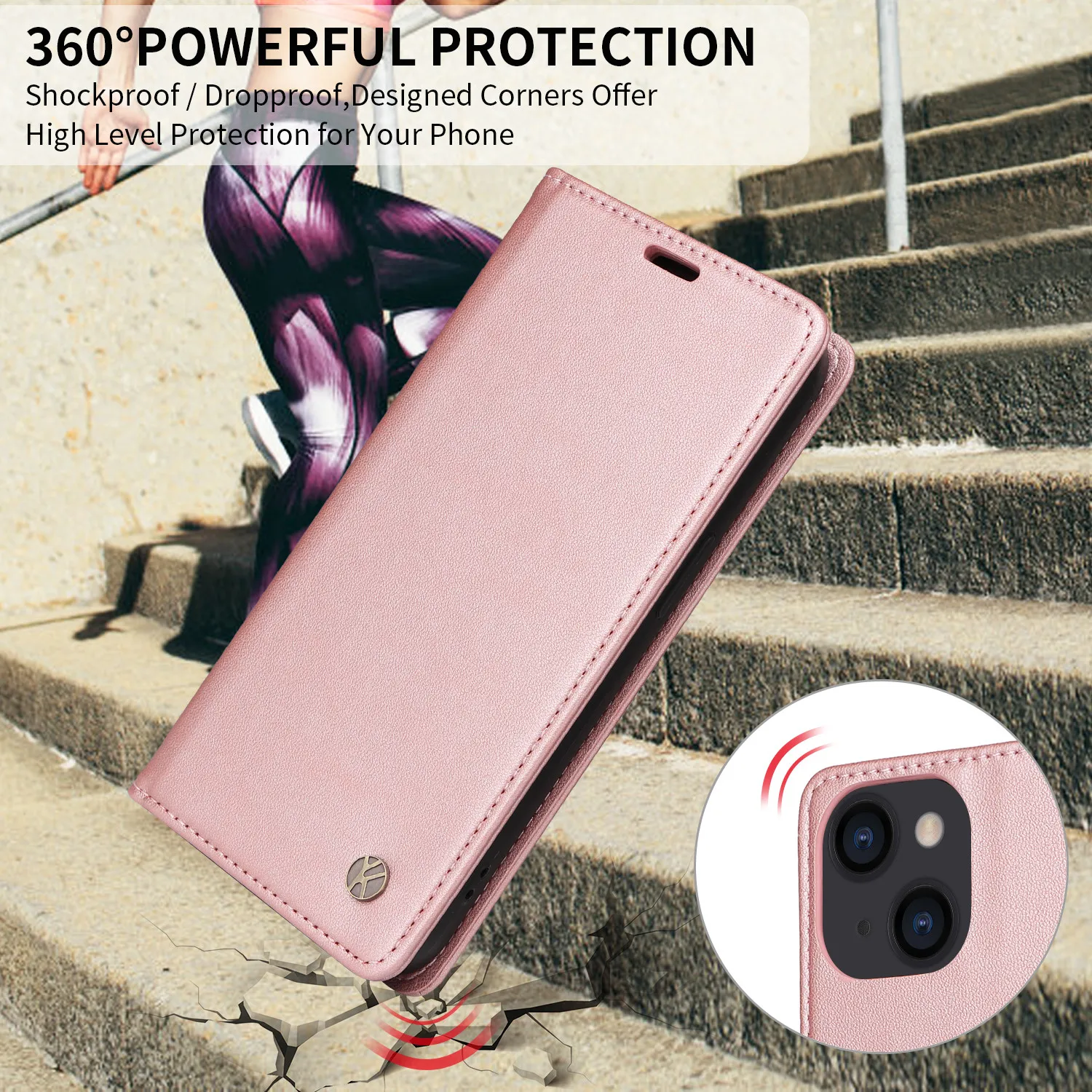 Leather Flip Phone Case For iPhone Air 17 16 15 14 Plus 13 Pro Max 11 Pro 12 XR X XS Max Luxury Magnetic Wallet Protect Cover