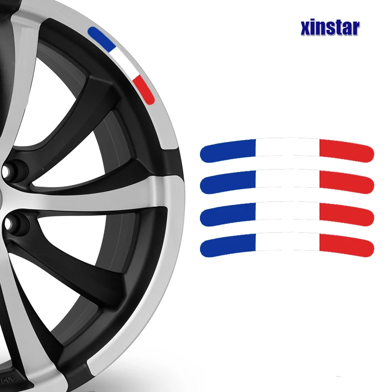 4X Car Wheel Sticker For Renault Zoe Clio Koleos Kangoo Trafic Kwid Espace Master Symbol Twingo Auto Accessories