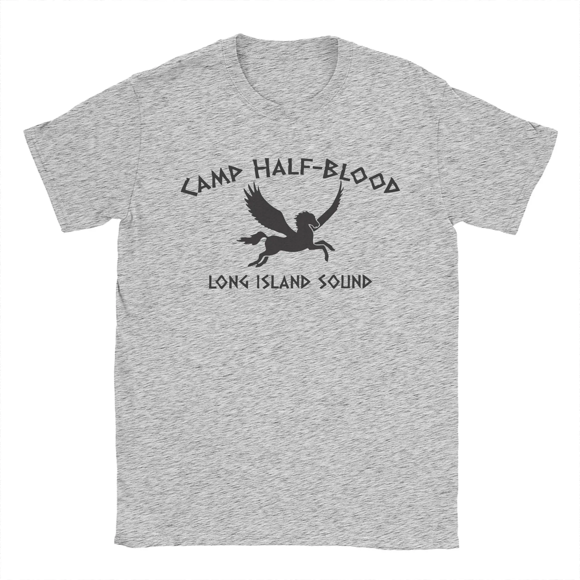 Camp Half-Blood  T Shirt Men Cotton Vintage T-Shirt Crewneck  Tee Shirt Short Sleeve Tops Classic