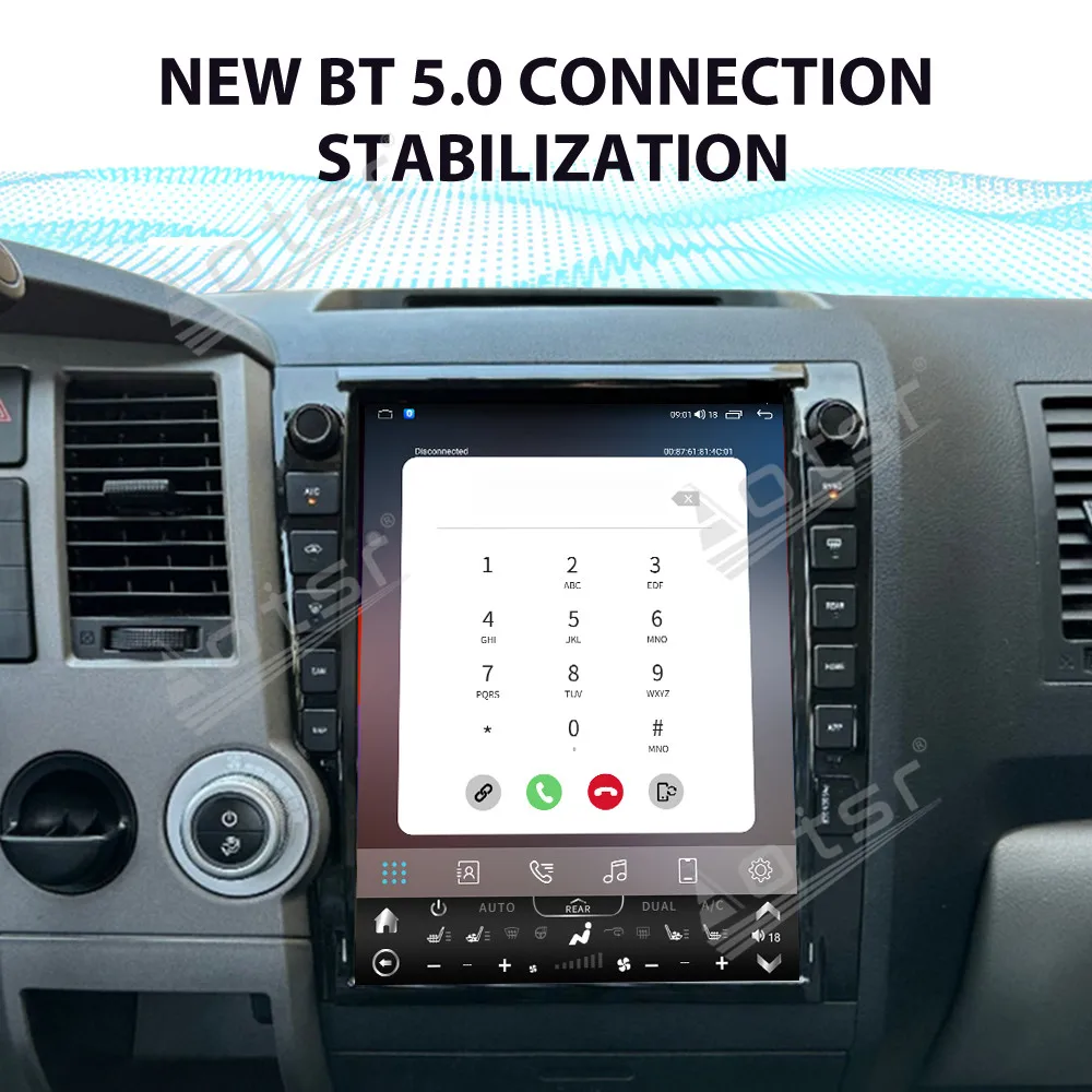 

13 дюймов Android 14 Carplay для Toyota Tundra 2007-2013 GPS-навигация Автомобильный радиоприемник HD с сенсорным экраном Мультимедиа Авто Стерео головное устройство