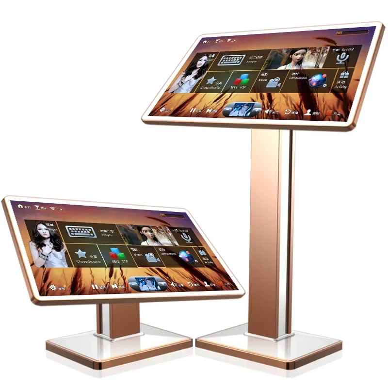 Professional Karaoke Player Home Theatre System 21inch Touch Screen Portable Karaoke Machine