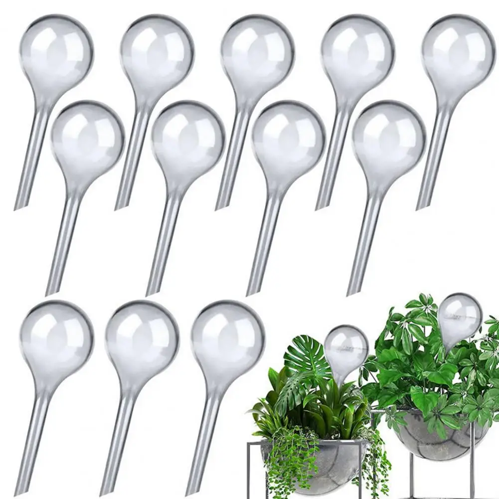 

Plant Irrigation System Self-watering Plant Bulb Effortless Plant Care 12pcs Transparent Automatic Watering Globes for Indoor