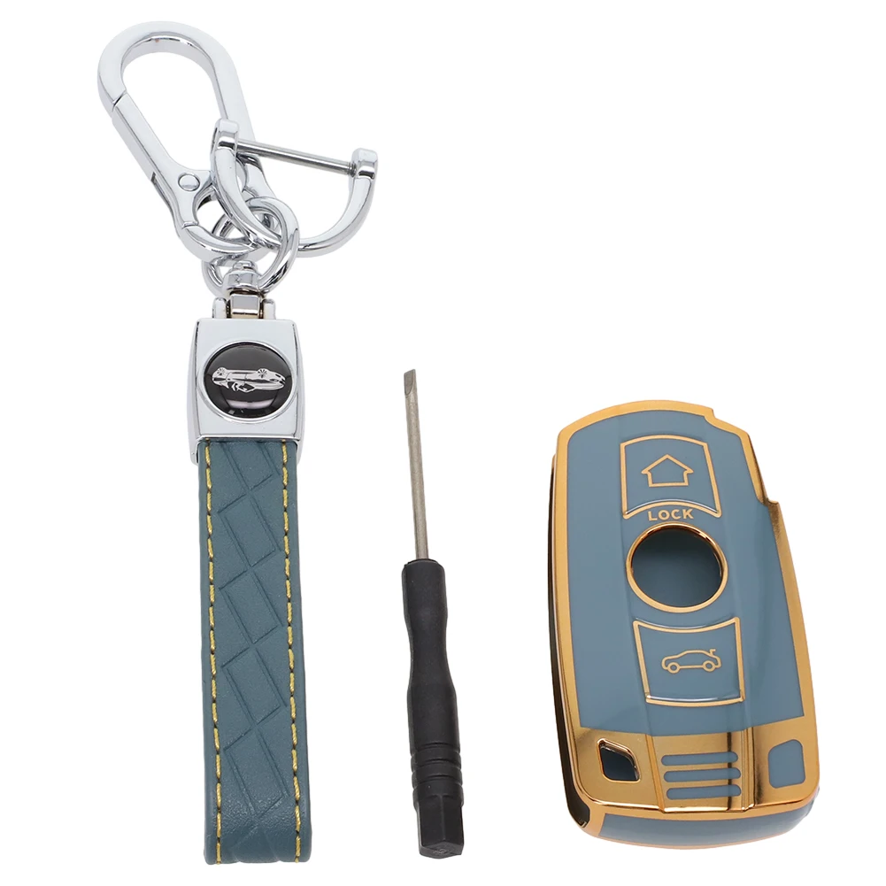 Cushioned For TPU Shell For Your For BMW Car Keys Fits All Variants of the Series Including the Latest Designs