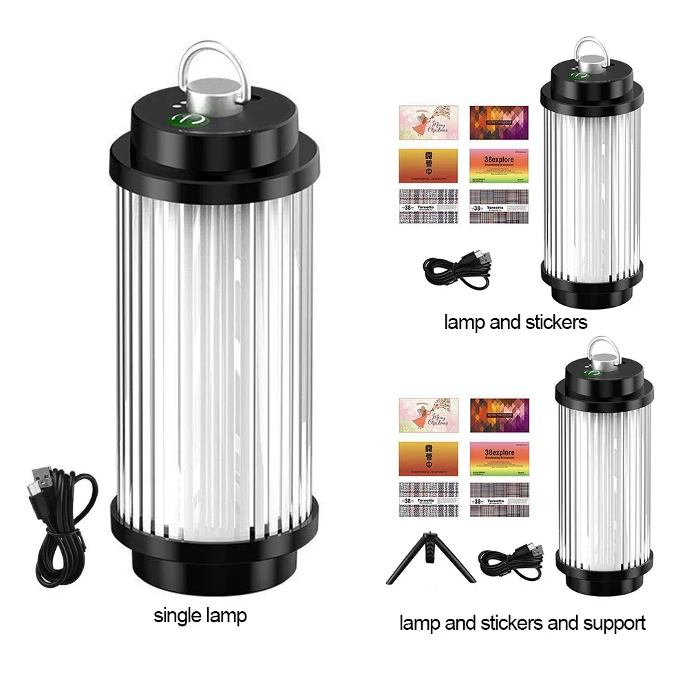 2000mAh For 38 Explore USB Rechargeable Camping lamp Powerful Lantern Mini Outdoor LED Campling Light 5 Modes Flashlights