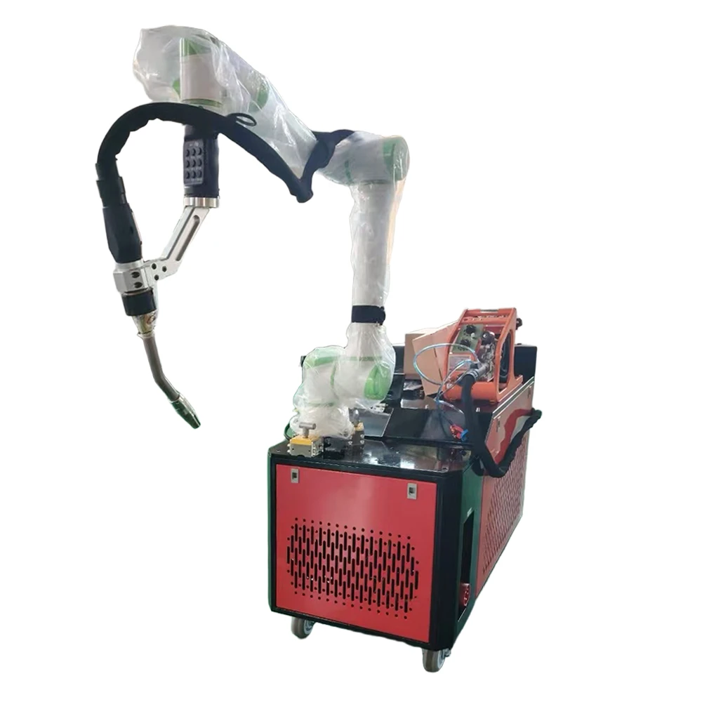 Automatic Collision Prevention Robotic 6 Axis MIG Welder Industrial Manufacturing Laser Welding Machine New Condition Low Price