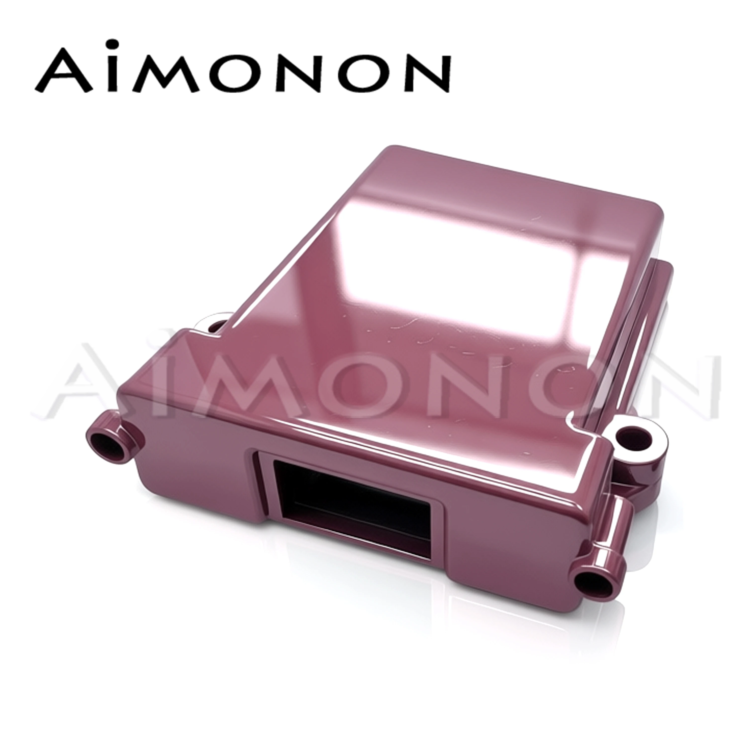 24 pin red auto plastic ecu pcb enclosure box shell with fci male female connector socket and terminals eec-325x4a