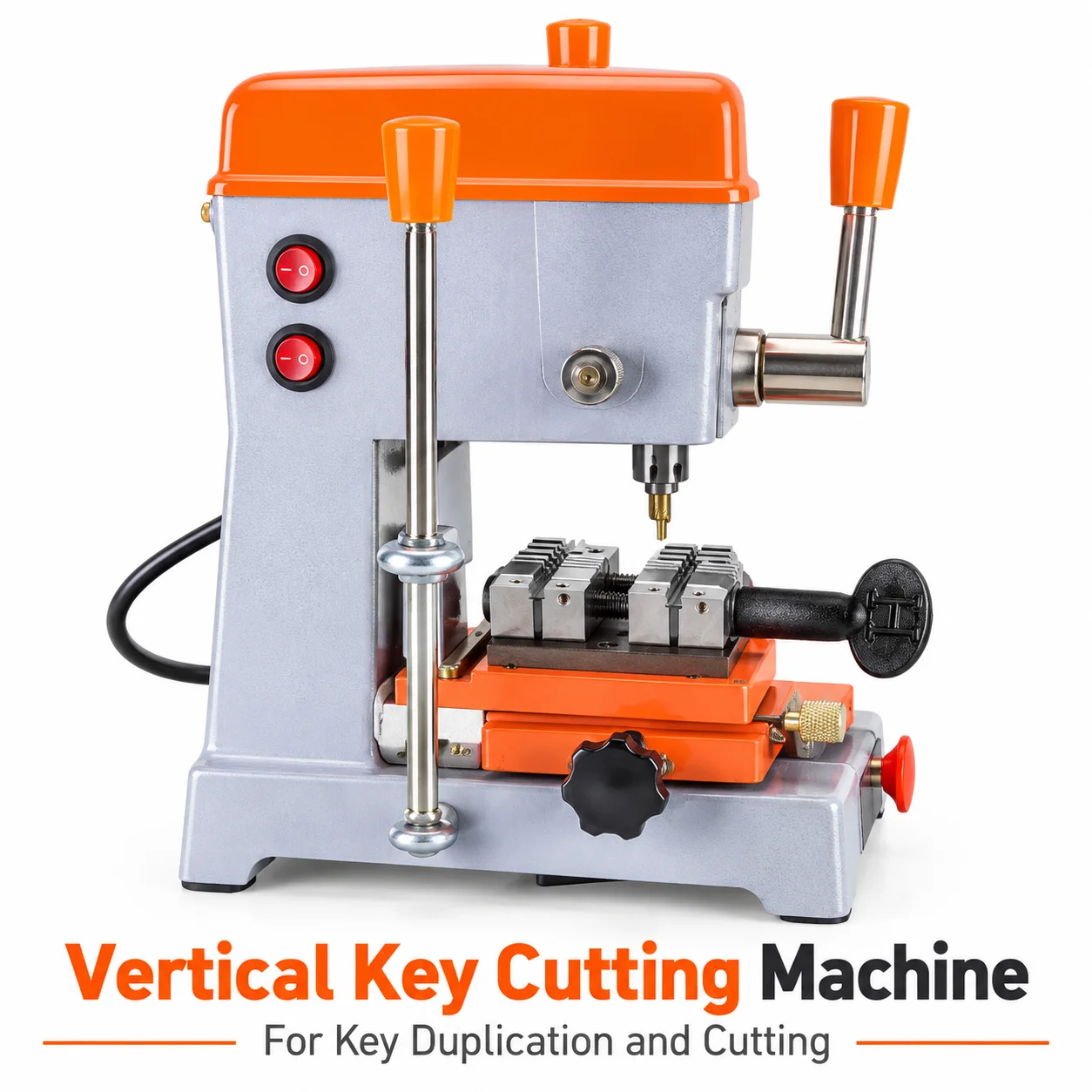 AOLIVIYA 200W Vertical Key Cutting Machine Key Duplicator Multifunction Locksmith Tool For Dimple Groove Cylindrical Keys 220V