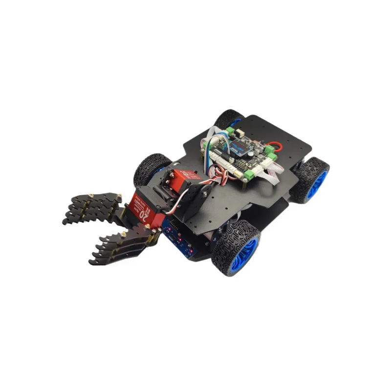 Mecanum Wheel Intelligent Logistics Vehicle, Tracking and Obstacle Avoidance, Four-wheel Drive Transport Vehicle