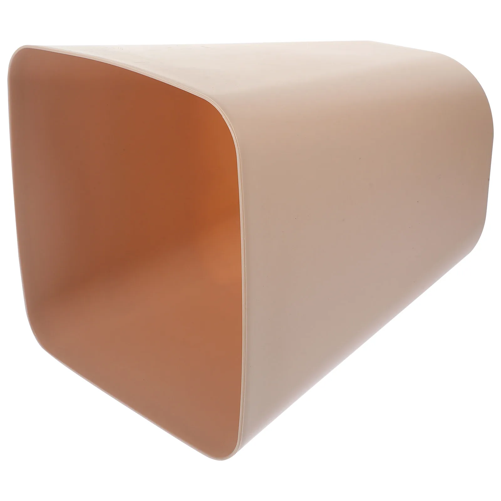

Square Trash Can Large White for Home Office Bedroom Bathroom Restaurant Hotel Garbage Bin Easy Clean Plastic Simple
