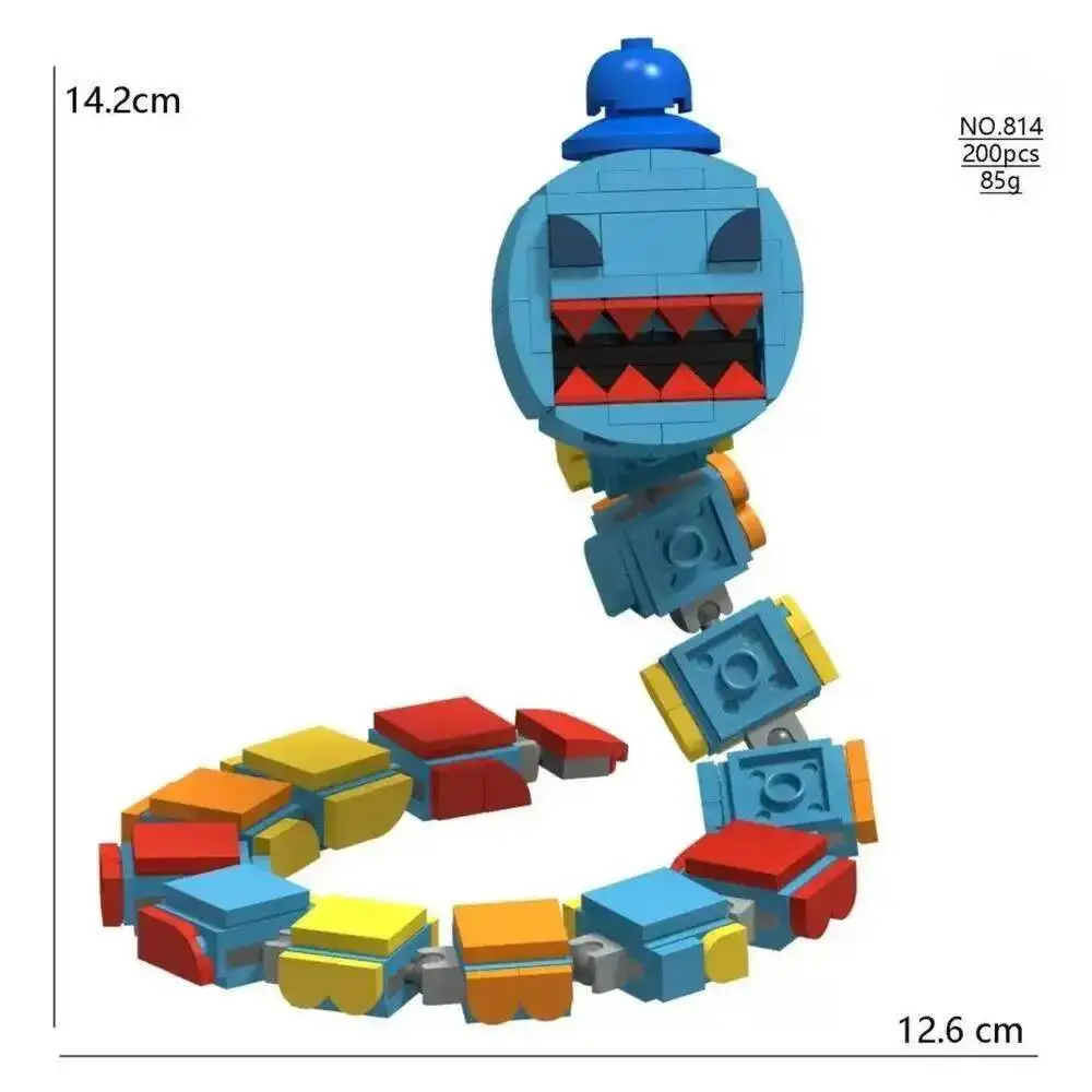 Poppy Playtime Spielzeug 5-teiliges Poppy Playtime Bausteine-Set Poppy Playtime Bausteine-Spielzeug Geburtstagsgeschenk für Schüler