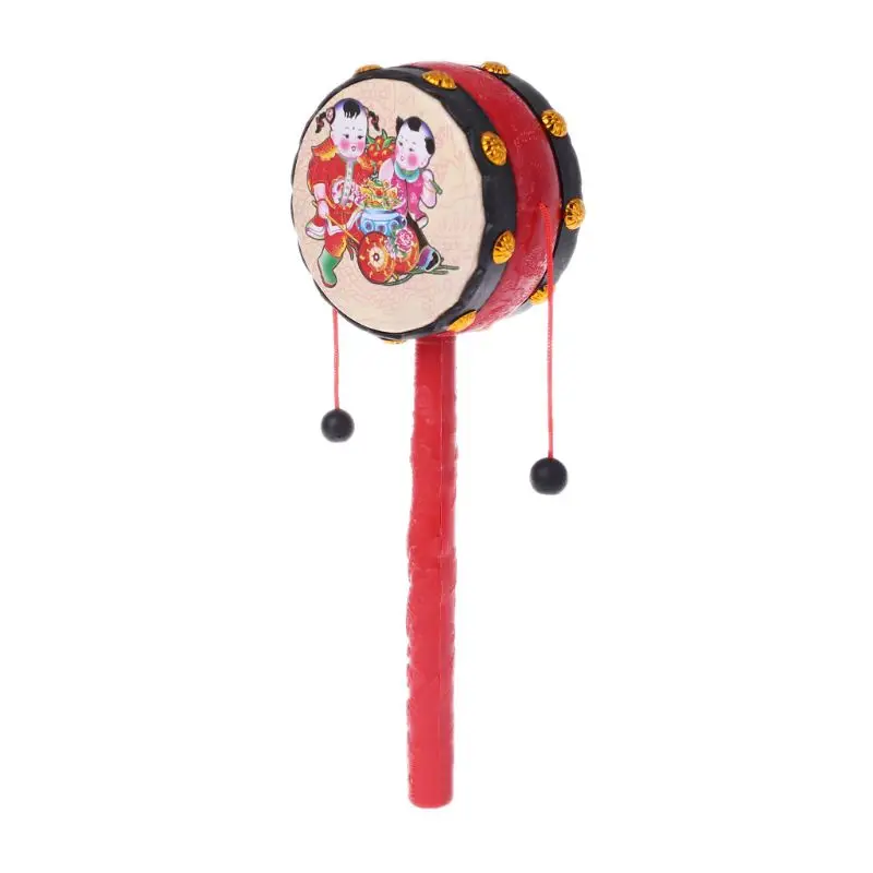 

Spin Rattle Drum Monkey Drum Chinese Kid Toy Gift