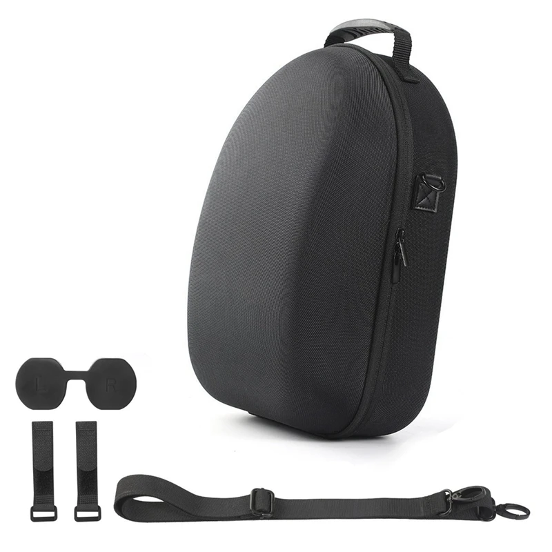 

For Meta Quest 3 Portable VR Glasses Storage Bag Shockproof Travel Carrying Case Black