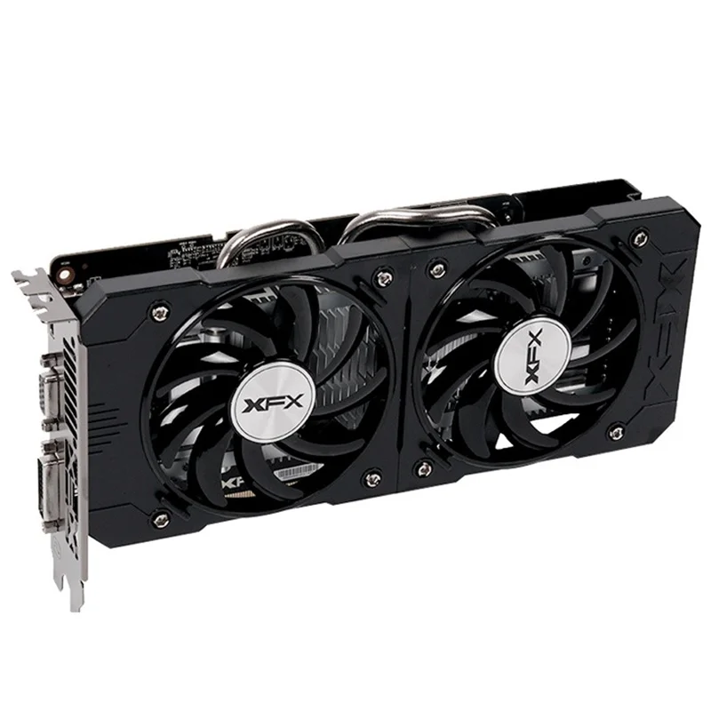 Grafis Asli Kartu XFX R7 360 2 GB GDDR5 Originele AMD Radeon R7 360 P 2G GTX 1060 Kartu Layar Grafis GPU Desktop PC PCI-E