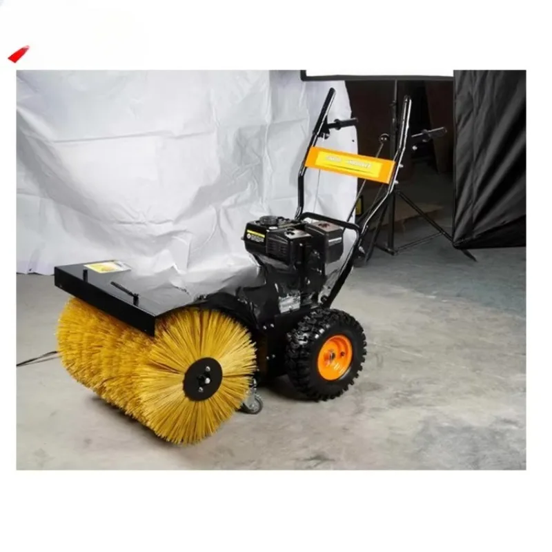 Premium Brush-Type Snow Sweeping Tool with 196cc Engine Snow Throwing Machine - Efficient Winter Maintenance Equipment