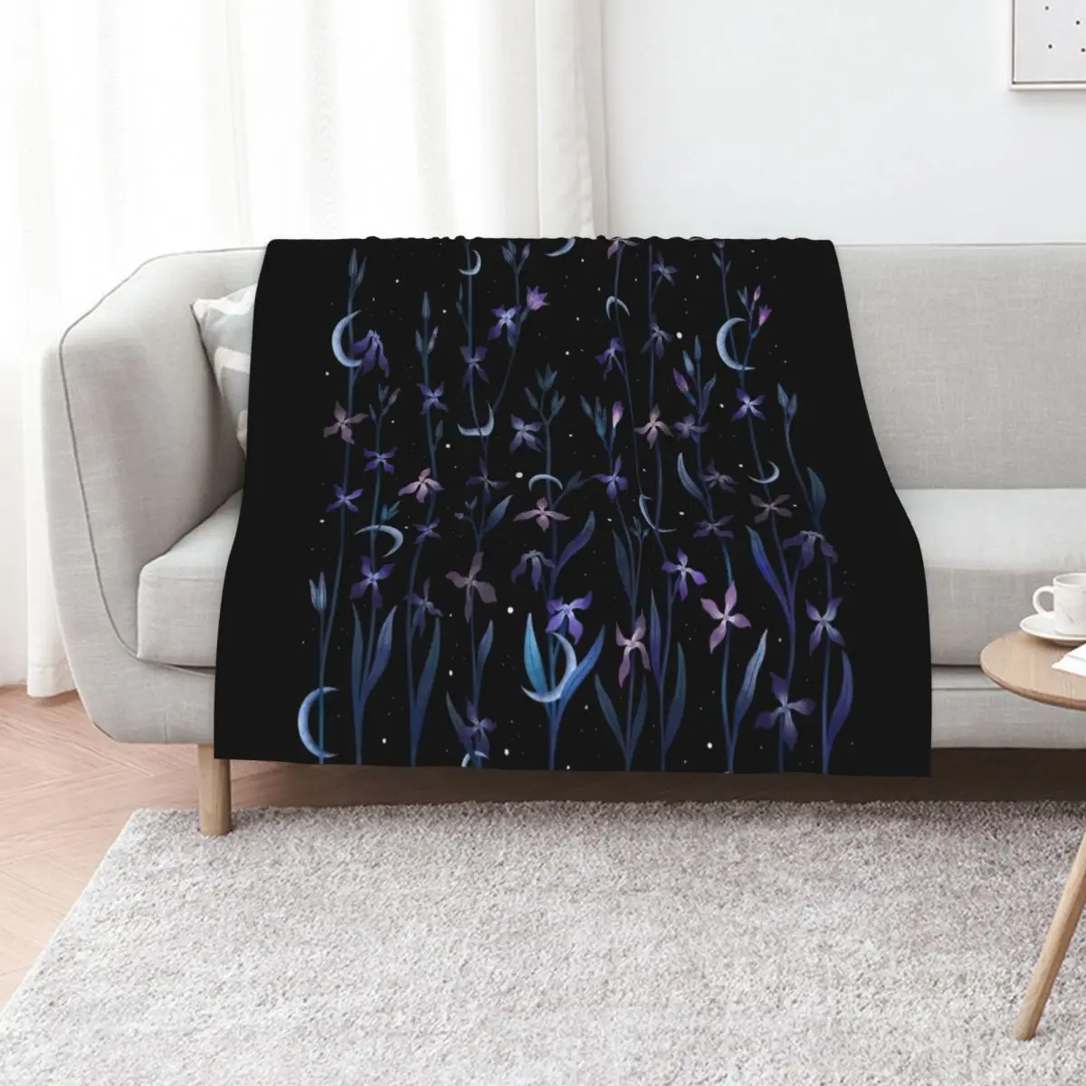 Greeting to the Moon - Matthiola Throw Blanket Blankets For Bed Thermal Decorative Beds Giant Sofa Bed Fashionable Nap Blankets