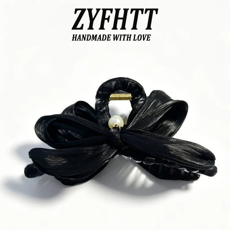 1/2 Stück ZYFHTT Netz-Haarspange Große Haarklammer für Frauen Elegante Alltags-Haarklammer Modische Mädchen-Pferdeschwanz-Klammer Haaraccessoires – Detail 3