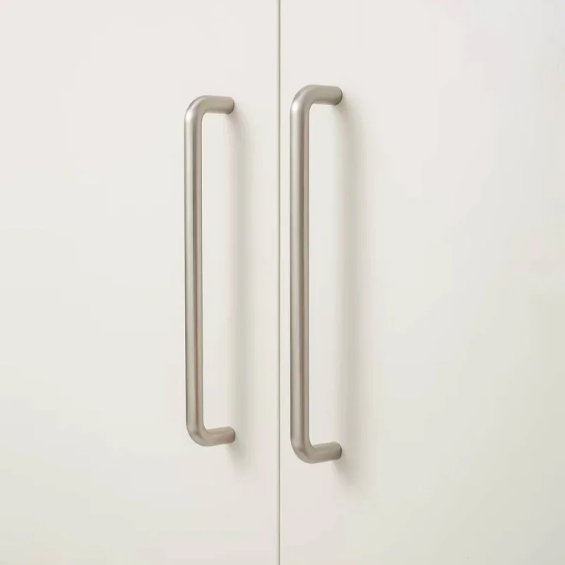 Nickel Brushed Kitchen Accessories Wardrobe Closet Door Pulls Cupboard Dresser Drawer Knobs Cabinet Handle For Furniture Handles