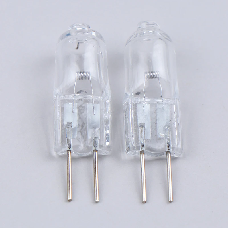 2PCS Microscope Lamp Lighting Halogen Lamp Bubble 20W G4 Light Bulbs Halogen Lamps Microscope Bulbs