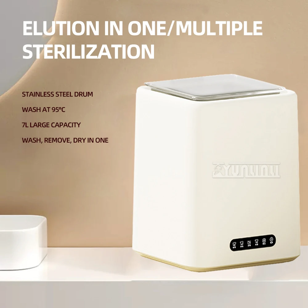 7L Automatic Clothes Washing Machine Small Underwear Sock Mini Washer
