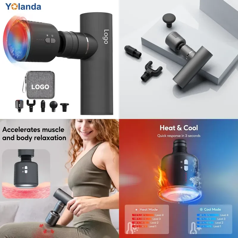 Yolanda 2025 Mini Muscle Massage with Special Heating&Cooling Massaging Head