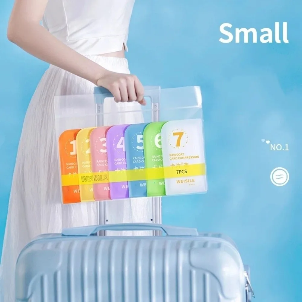 

Thickened Portable Raincoat Waterproof Card Packaging Disposable Raincoat Outdoor Rainwear Rain Cover Women And Men