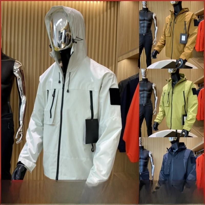 

Men's Workwear Jaet Tee-Proof Mountain Series Autumn New Arrival Functional Windbreaker Coat Stand Fit Youth Faion