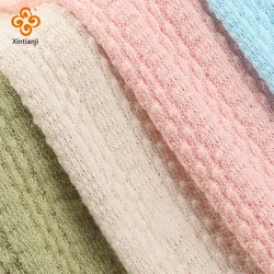 100x160cm Jacquard Knitted Stretch Fabric 300g Thick Needle Ribbed Women's Fashion Autumn DIY Cardigan Sewing Fabric