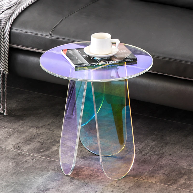 Designer Acrylic Coffee Table Modern Living Room Tea Coffee Bar Table Centre Small Cute Mesa Lateral Para Sala Modern Furniture