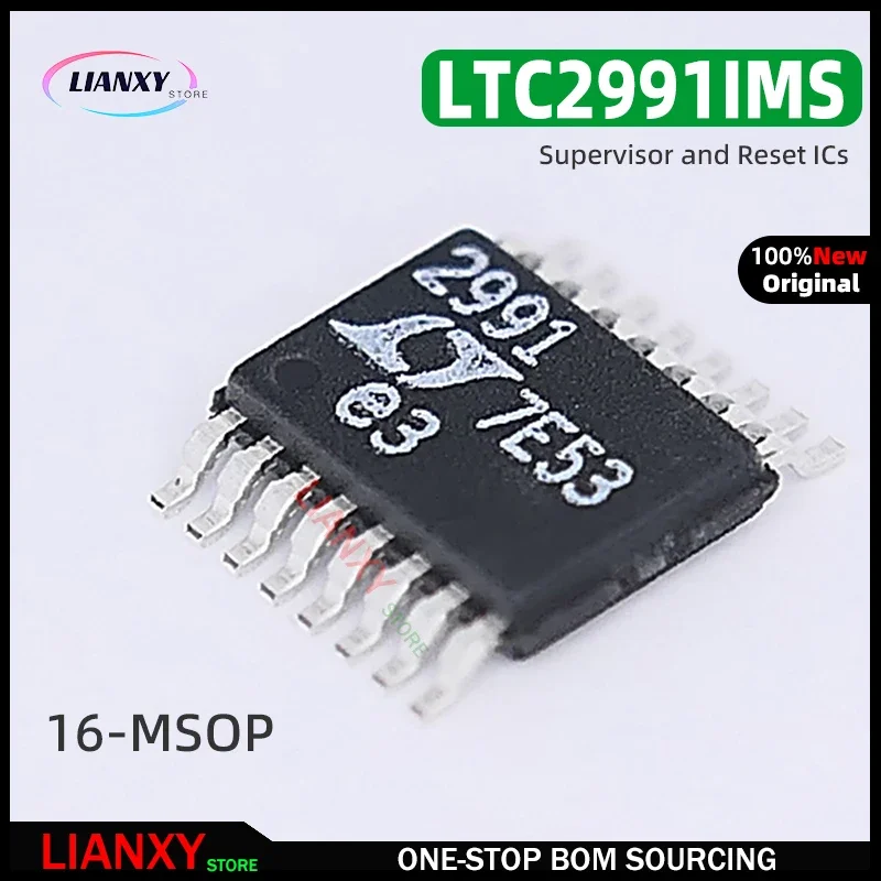 LTC2991IMS#PBF 2991 LTC2991IMS LTC LT 16-MSOP Supervisor and Reset ICs New&Original