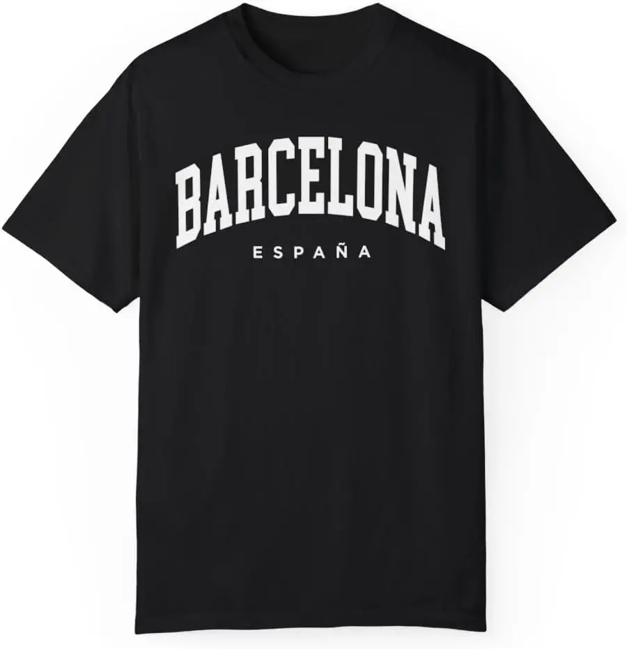 Barcelona Spain Adult Unisex Comfort Colors Short Sleeve T-Shirt