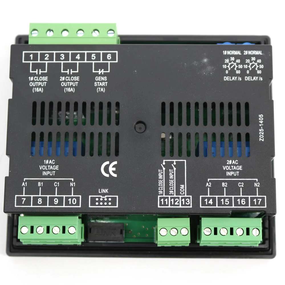 SmartGen HAT520N ATS Controller for Precision Voltage (2-Way 3-Phase/Single Phase) Generator Controller