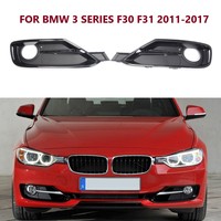 Left Right Front Bumper Fog Light Grille Cover Trim For BMW 3 Series F30 F31 2012 2013 2014 2015 51117300737 51117300738