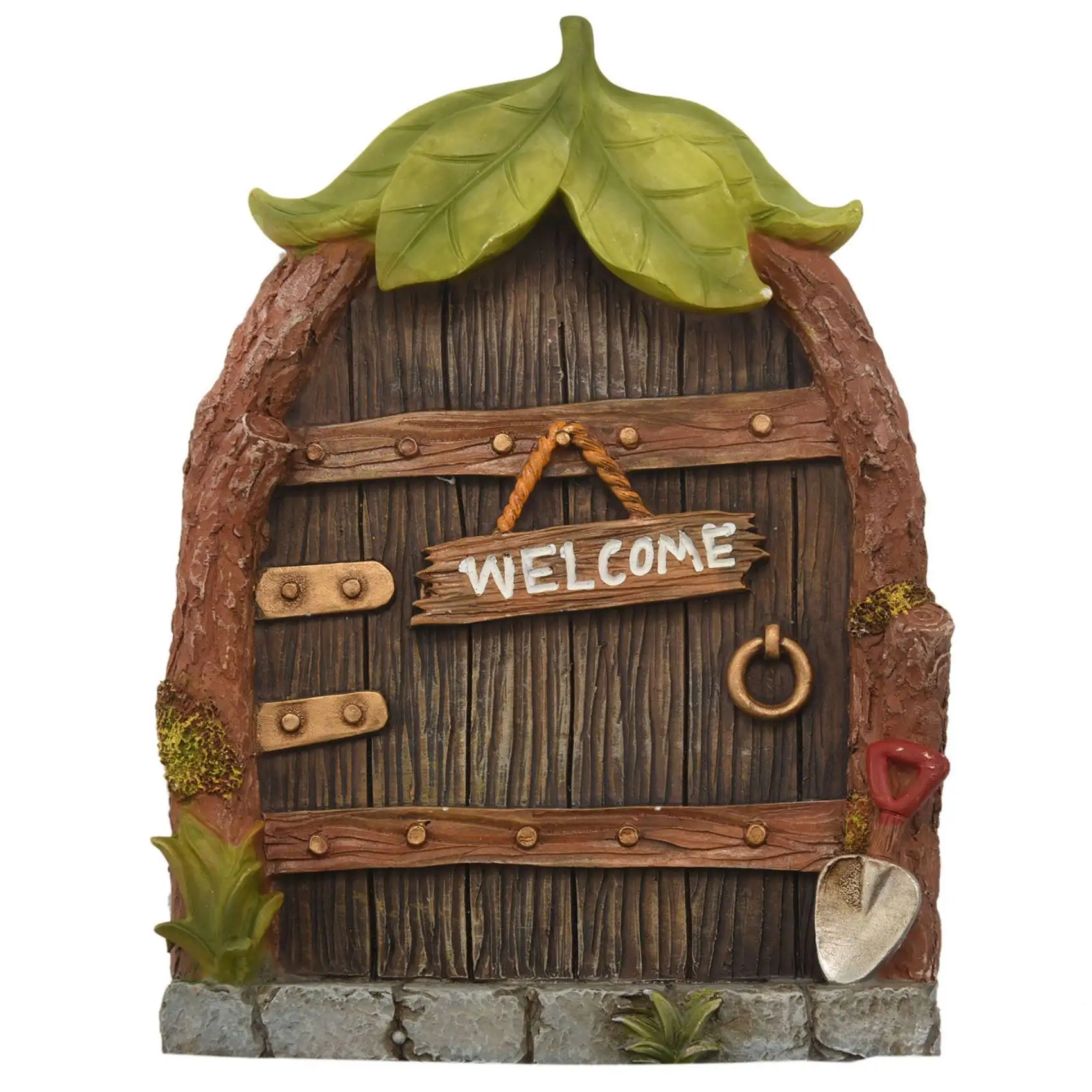 

Миниатюрный домик-гномик ABNL с окном и дверью для украшения деревьев, садовых декораций, окон и светильников, светящийся в темноте