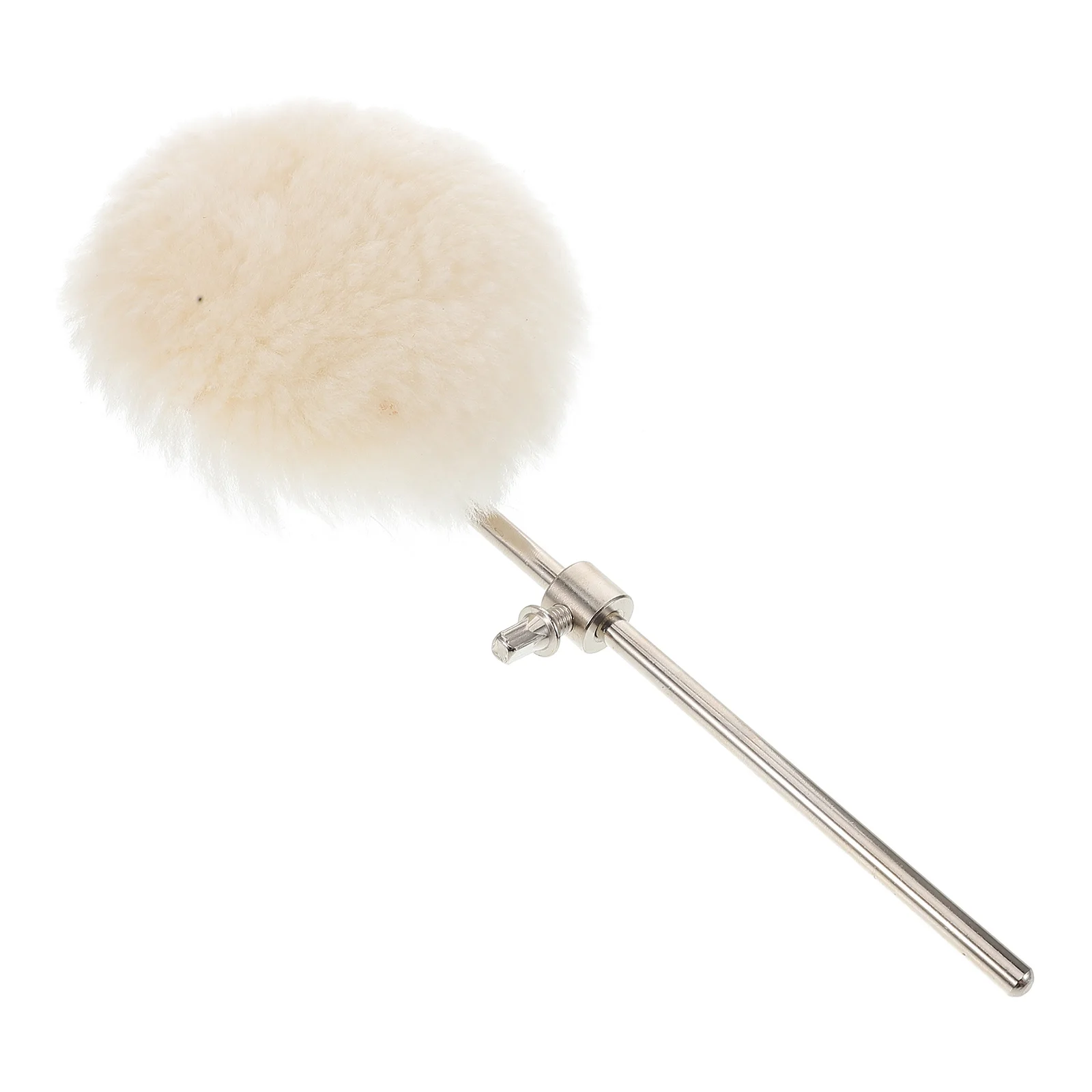 

Wool Hammer Bass Drum Beaters Circular Heads White Pedal Performance Hammers Accessories Drum Parts Enhanced Sound Quality