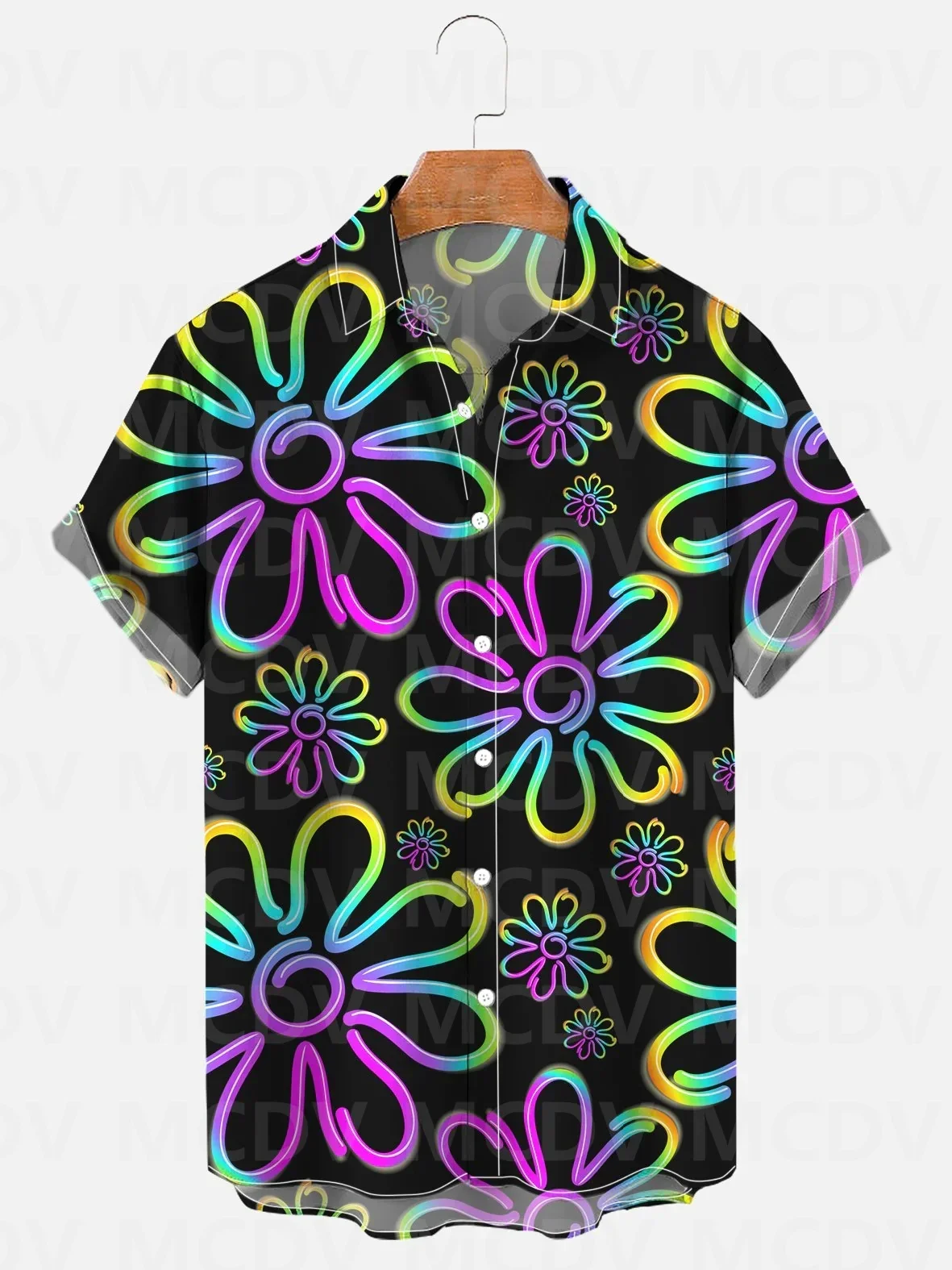 

Men's For Women's Beer Drink Print Casual Hawaiian Shirt 3D Printed Hawaii Shirt