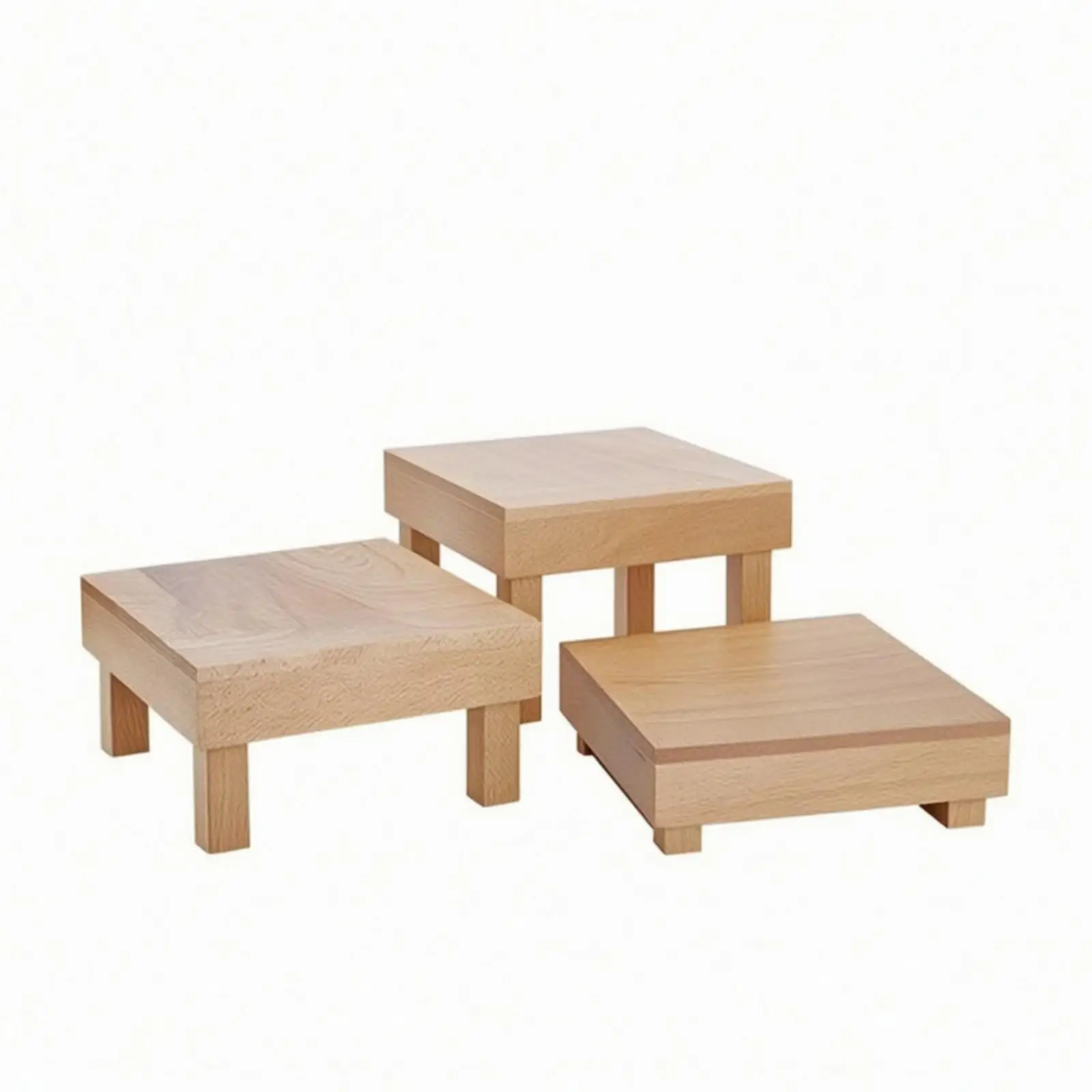 Elevated Wood Cheese Display Rack for Buffet Serving Tray Dessert Table Stand for Home Kitchen Party