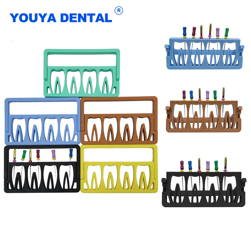 

8 Holes Autoclavable Dental Endo Files Holder Endo Block Endo Box for Endodontic Files Stand Tray Organizer Sterilization Tool