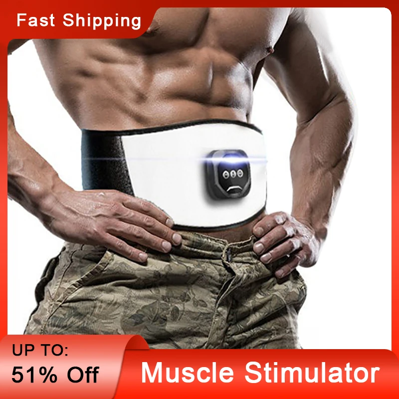 

Waist Masager Muscle Stimulator EMS Abdominal Passive Gymnastics Fitness Machine Slimming Belt Body Shaping Massage Equipement